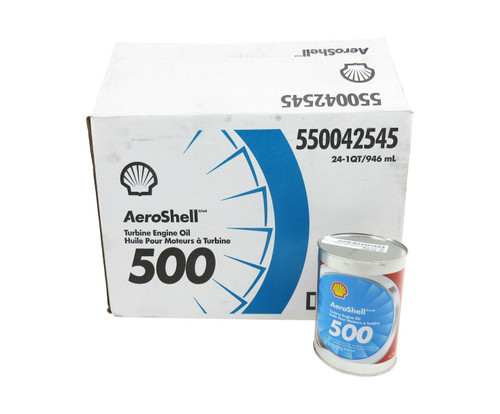 AeroShell™ Turbine Oil 500 Synthetic Turbine Engine Oil - Quart Can