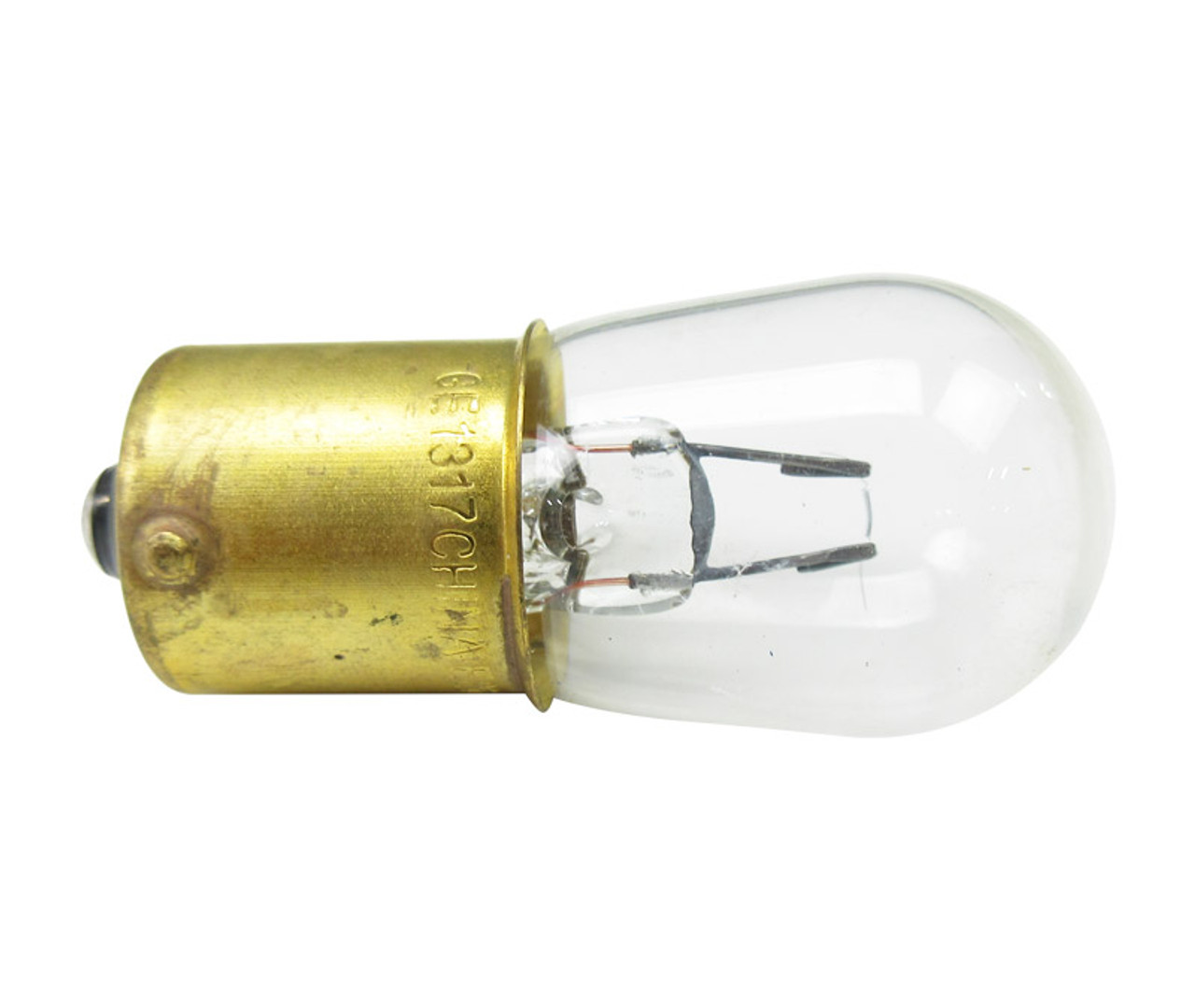 GE Lighting 1317 B6 6-Volt / 3-Watt BA15s Lamp, Incandescent - 10/Pack