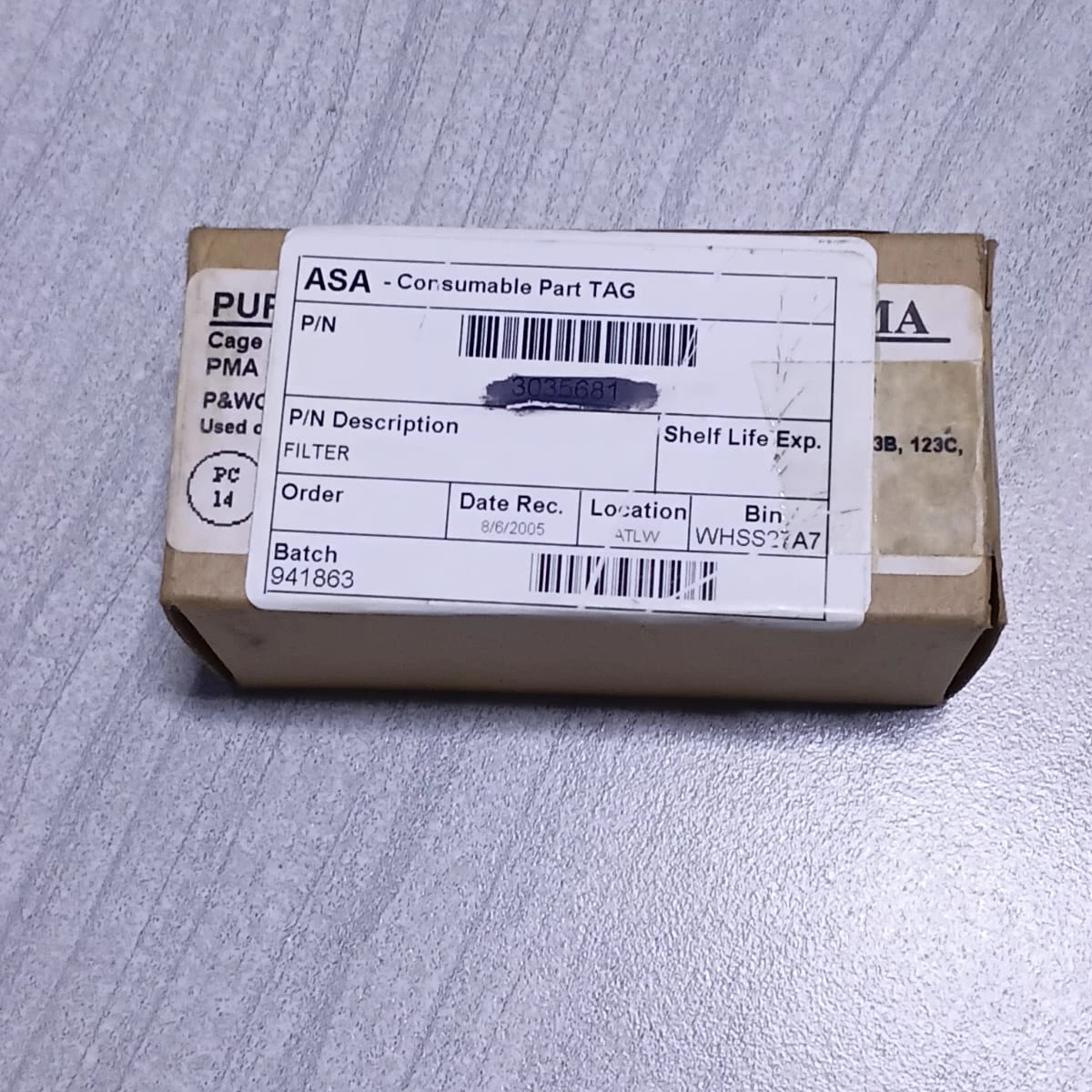 Pratt & Whitney Canada 1 EA Fuel Pump Filter Element 3035681