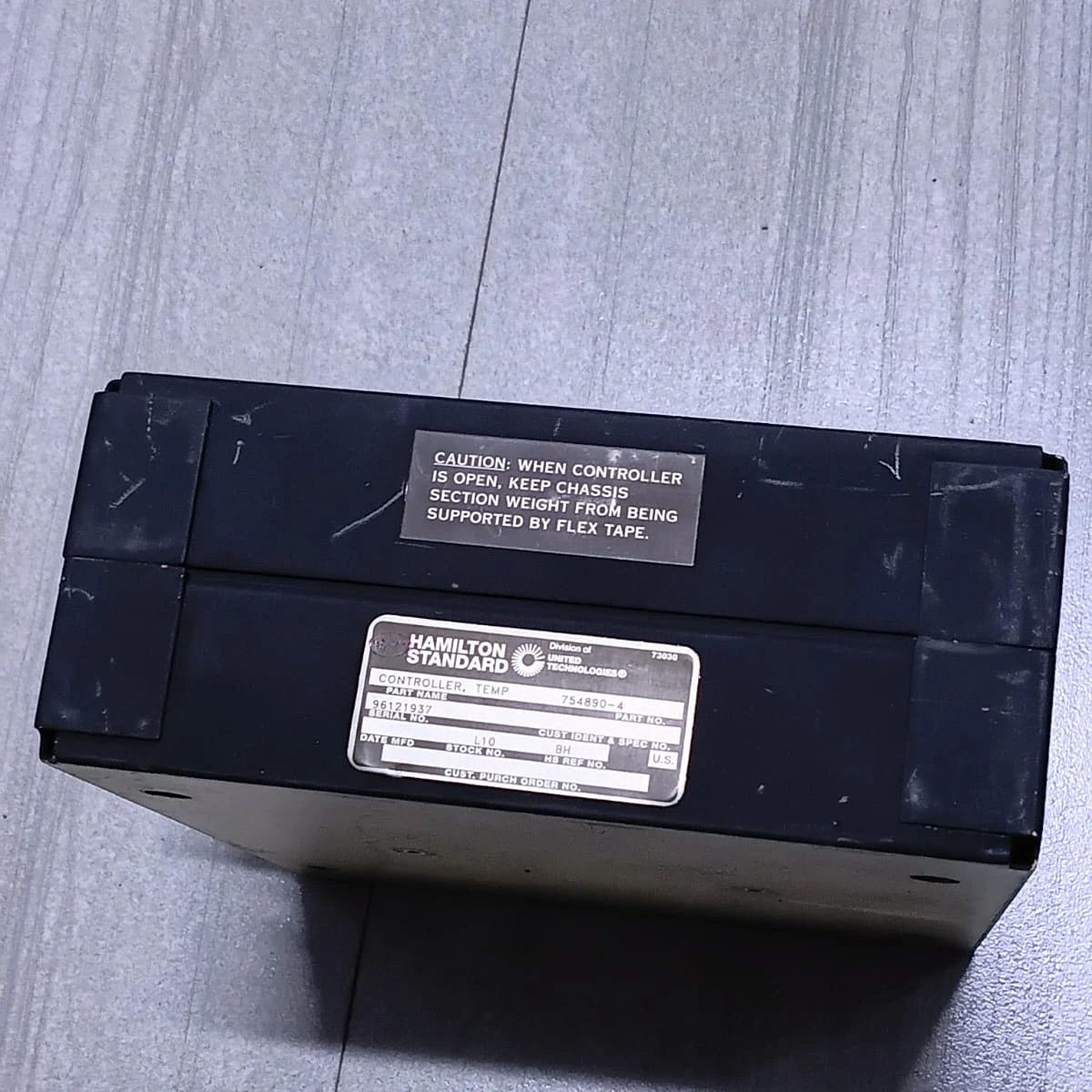  Hamilton Standard Aircraft Environmental Temperature Controller 754890-4