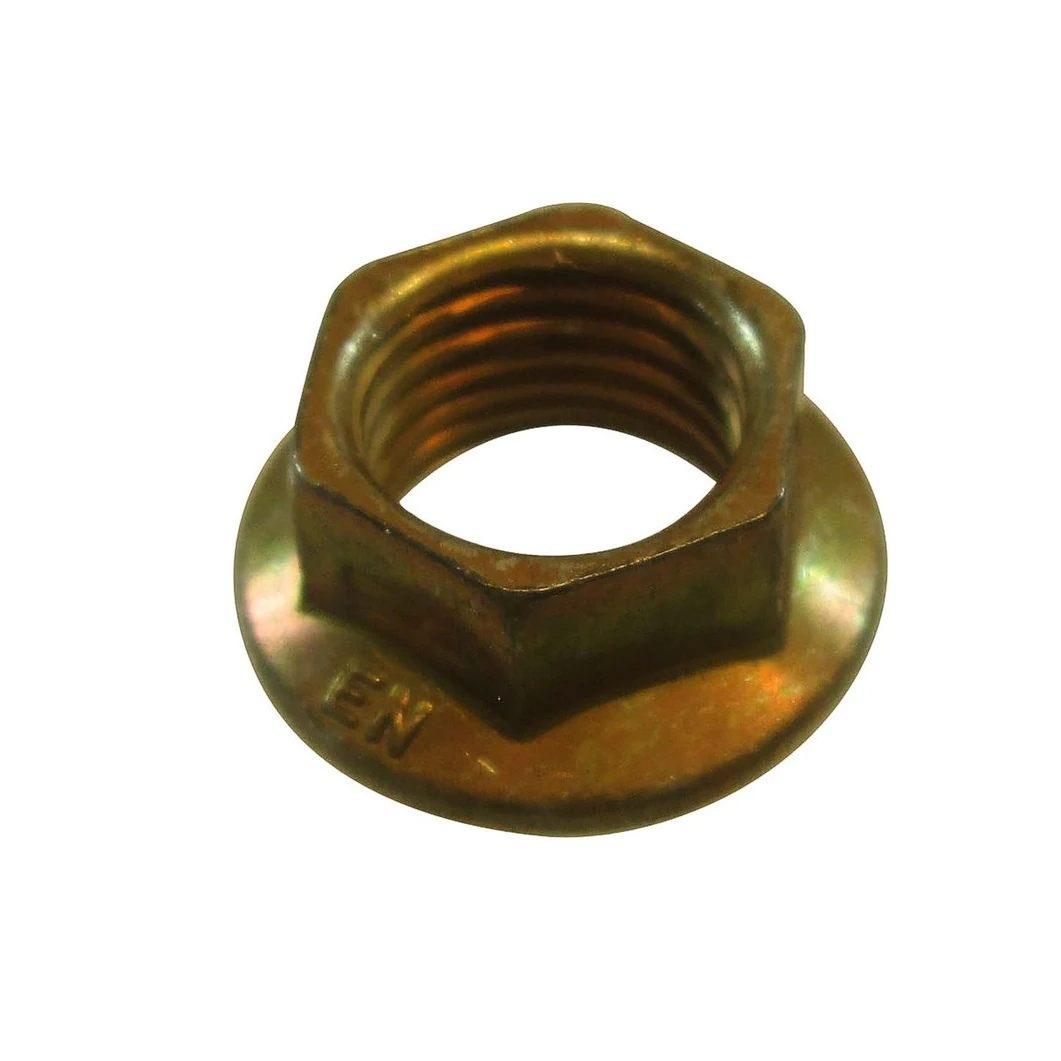Steel Nut, Self-Locking, Extended Washer, Hexagon - 3/Pack view 2