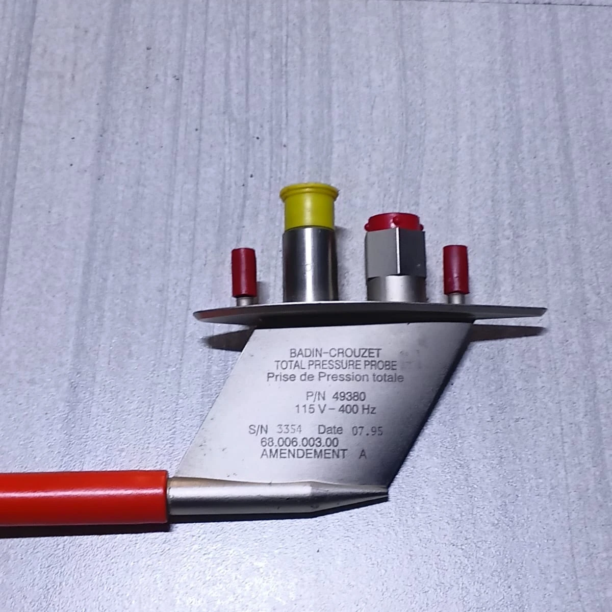 Total Pressure Pitot Probe Assembly 49380