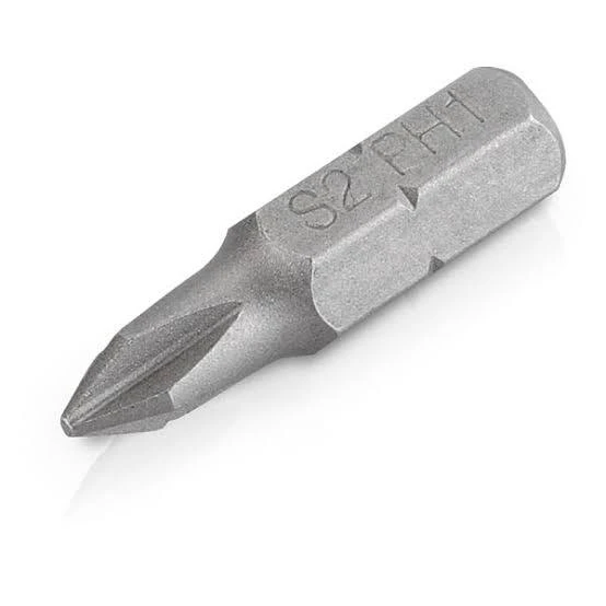 Phillips sandblasted insert screwdriver bit view 2