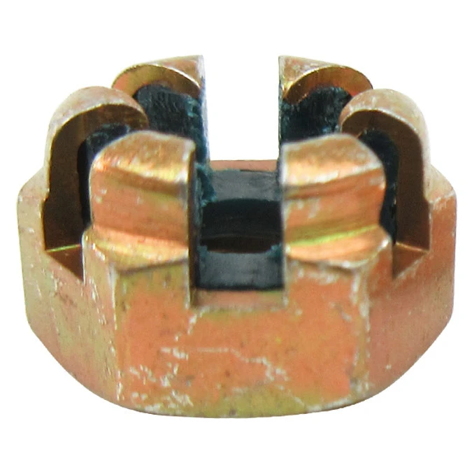 MS17825-3 Steel Nut, Self-Locking, Slotted, Hexagon - 10/Pack