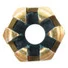 MS17825-3 Steel Nut, Self-Locking, Slotted, Hexagon - 10/Pack view 2