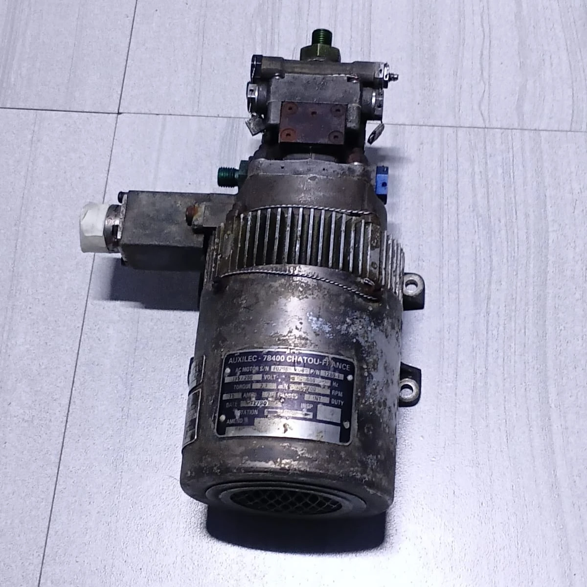 AC Motor-Driven Auxiliary Hydraulic Pump Assembly 1289-1