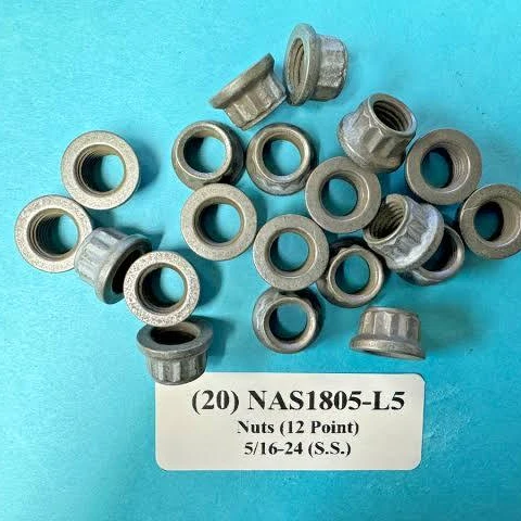 12-point (double hexagon) self-locking jet nuts F0N22185-5