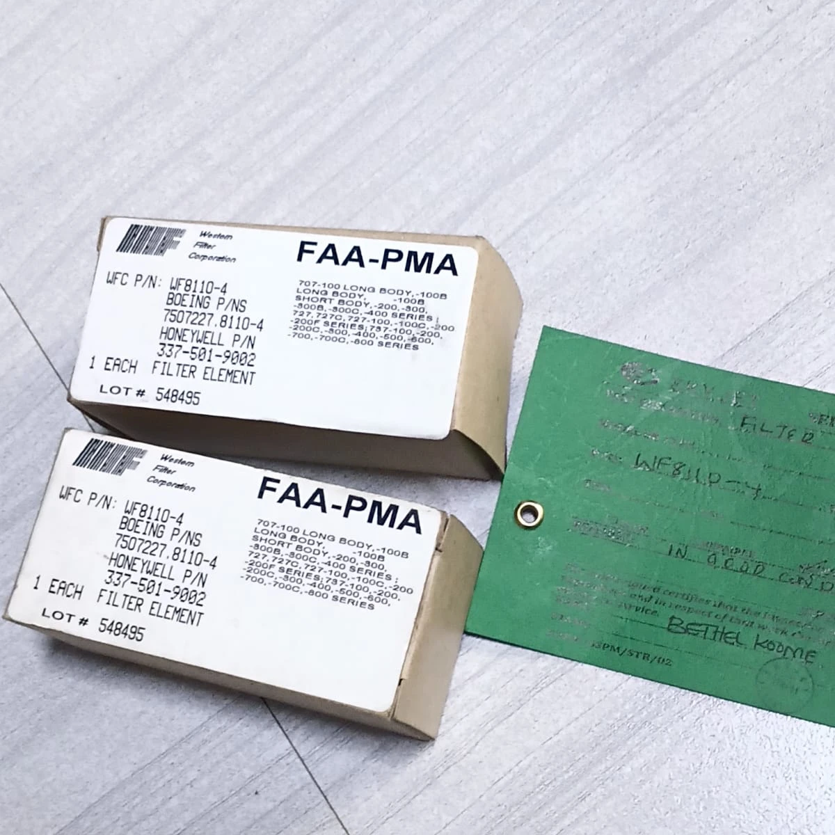 Western Filter WF8110-4 Aircraft Filter Element WF8110-4