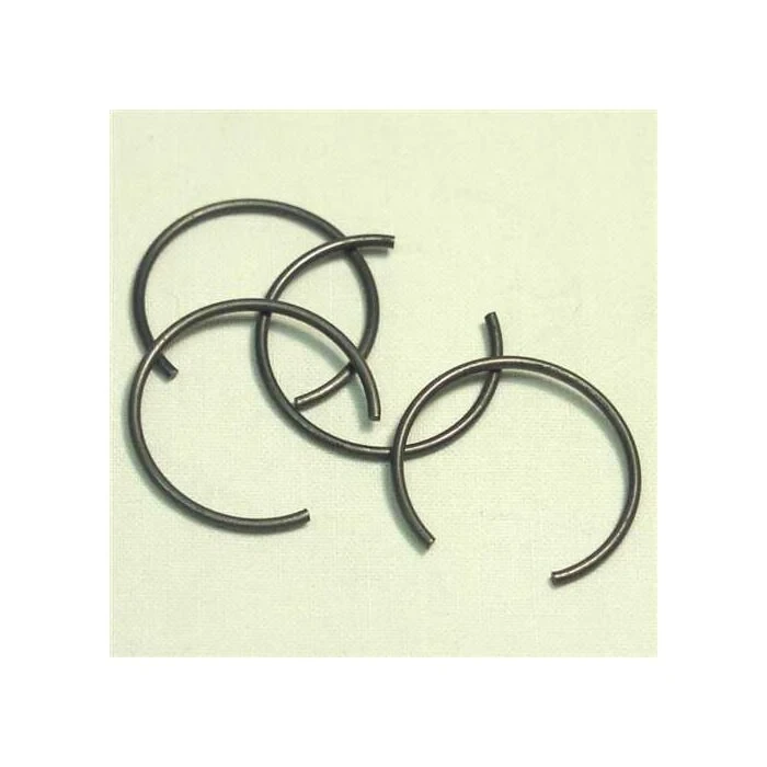Round-wire external snap rings