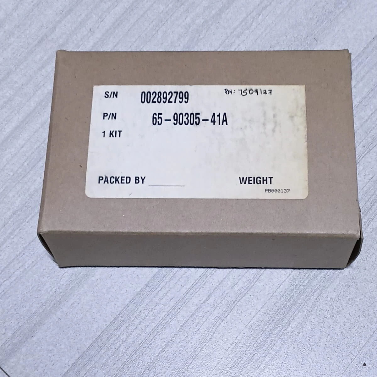 Boeing Hydraulic Fluid Pressure Filter Parts Kit 65-90305-41A 