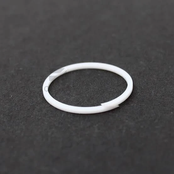 PTFE back-up ring (Teflon fluid seal anti-extrusion ring / scarf-cut retainer)