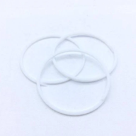 PTFE back-up ring (Teflon fluid seal anti-extrusion ring / scarf-cut retainer) view 2