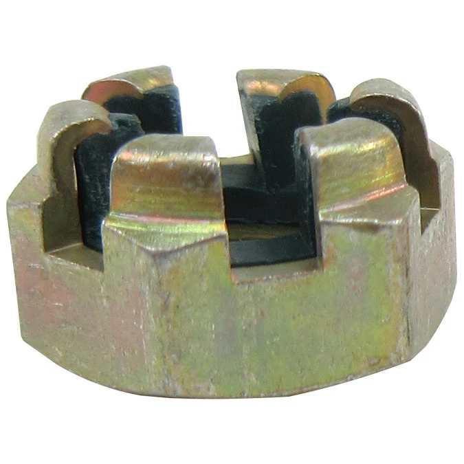 MS17825-4 Steel Nut, Self-Locking, Slotted, Hexagon - 10/Pack
