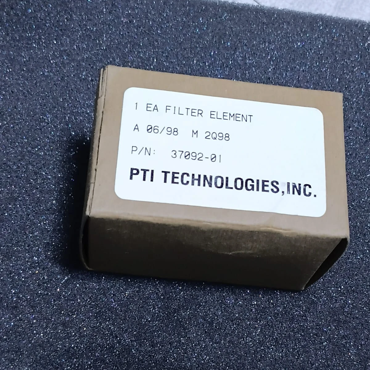 PTI Technologies 1 EA Fluid Filter Element 37092-01 