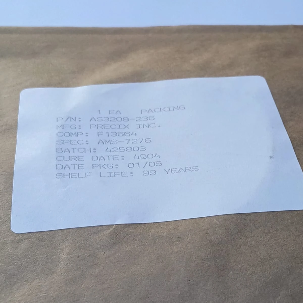 Fluorocarbon O-Ring Aerospace Grade Seal AS3209-236