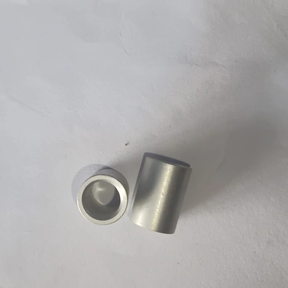 Precision-machined, metallic unthreaded standoff spacer (sleeve bushing)
