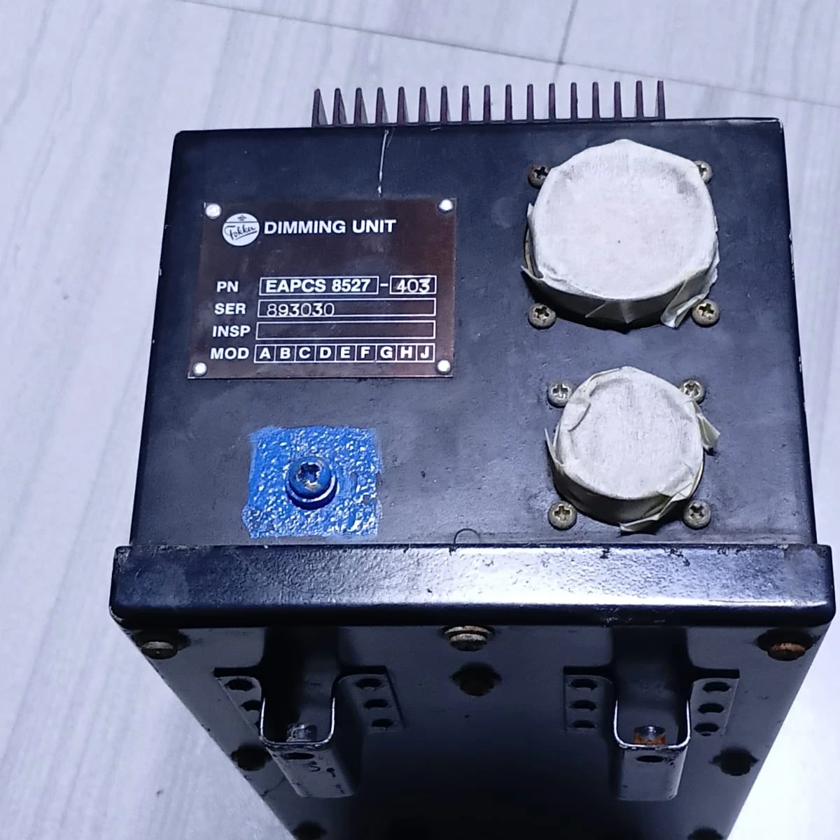 Fokker Cockpit Panel Lighting Dimming Unit EAPCS 8527-403
