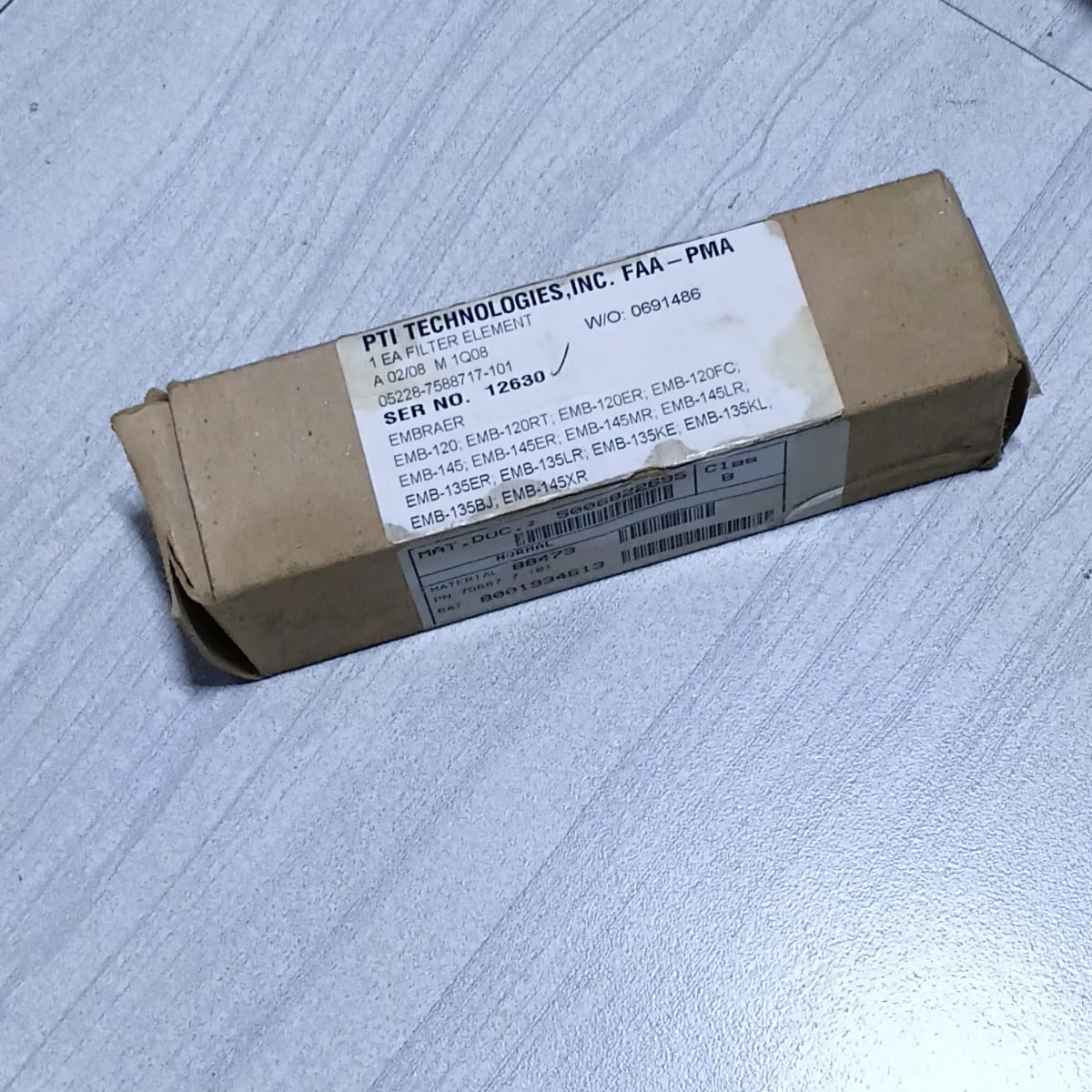 PTI Technologies Embraer EMB-120/135/145 Filter Element 05228-7588717-101
