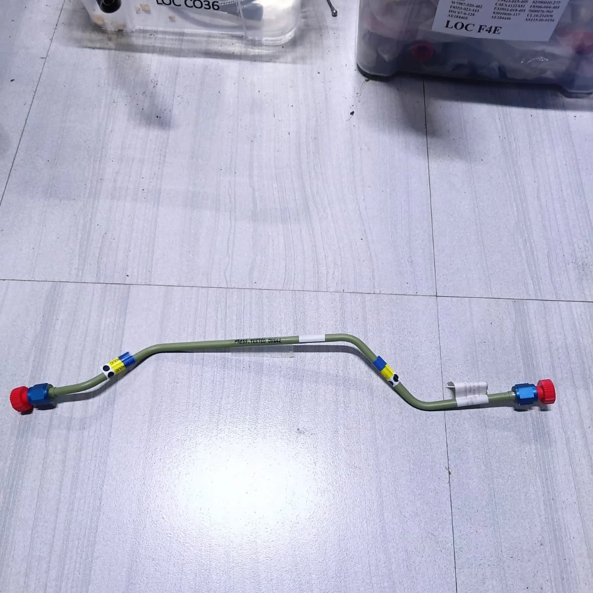 Rigid Tube Assembly, Pre-Formed Fluid Line 82950010-277