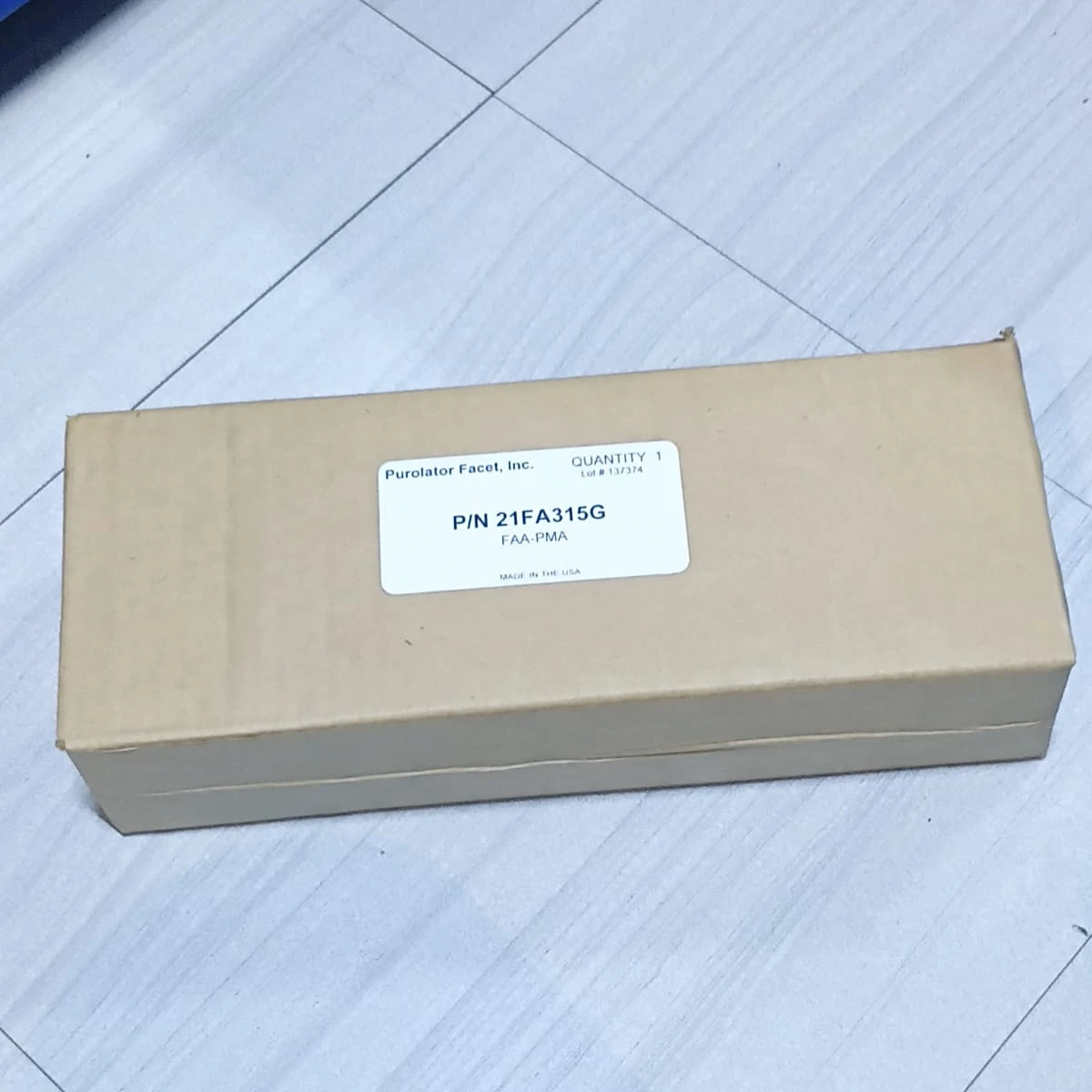 Purolator Facet 1 EA Aircraft Filter Element 21FA315G