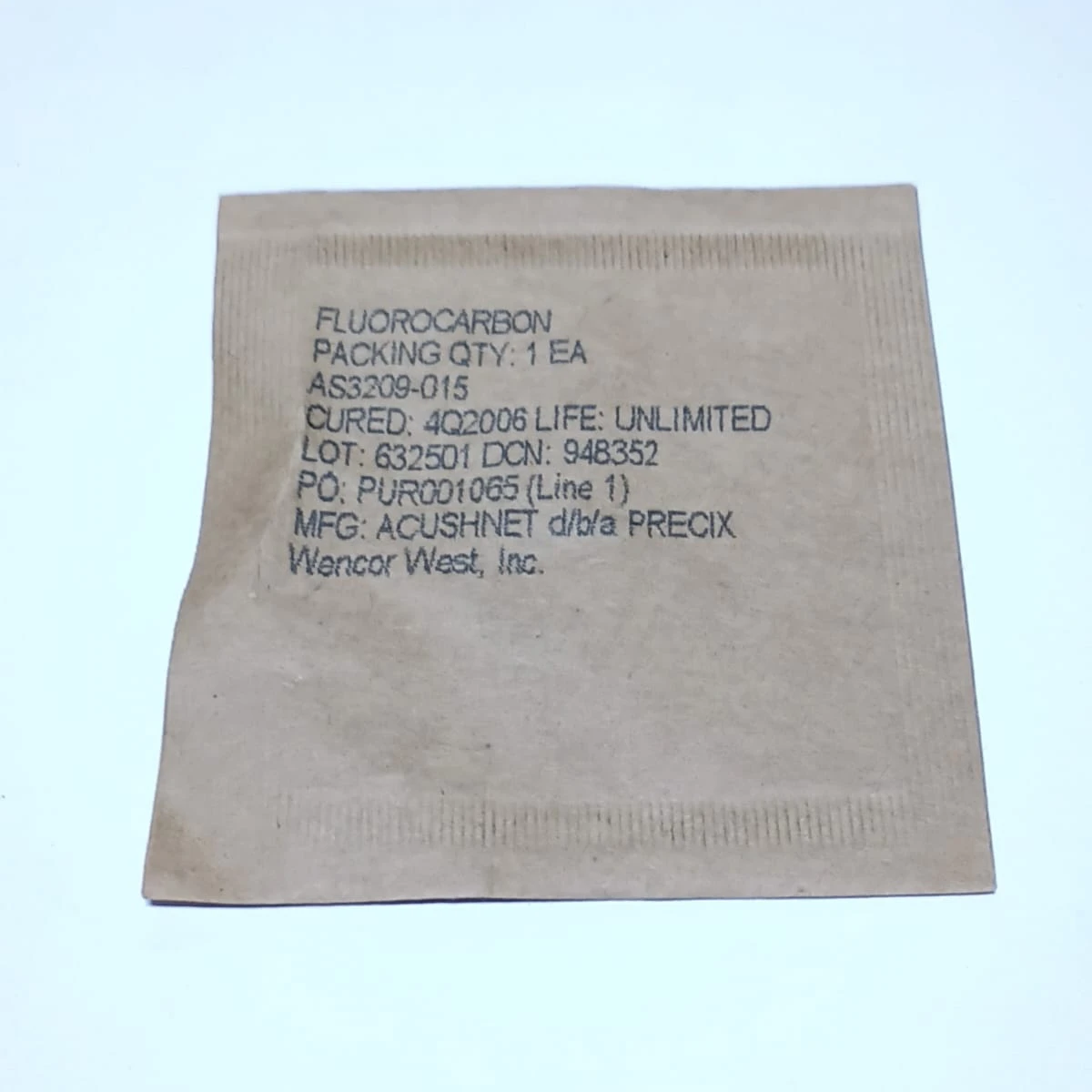 Fluorocarbon O-Ring Aerospace Grade Seal (AS3209-015)