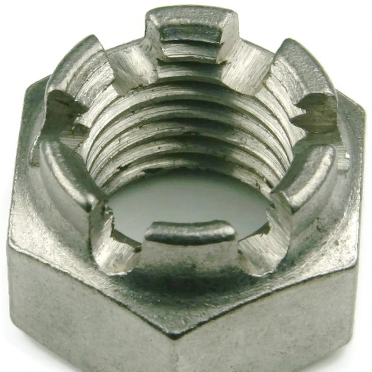 Stainless Steel Slotted Shear Nut