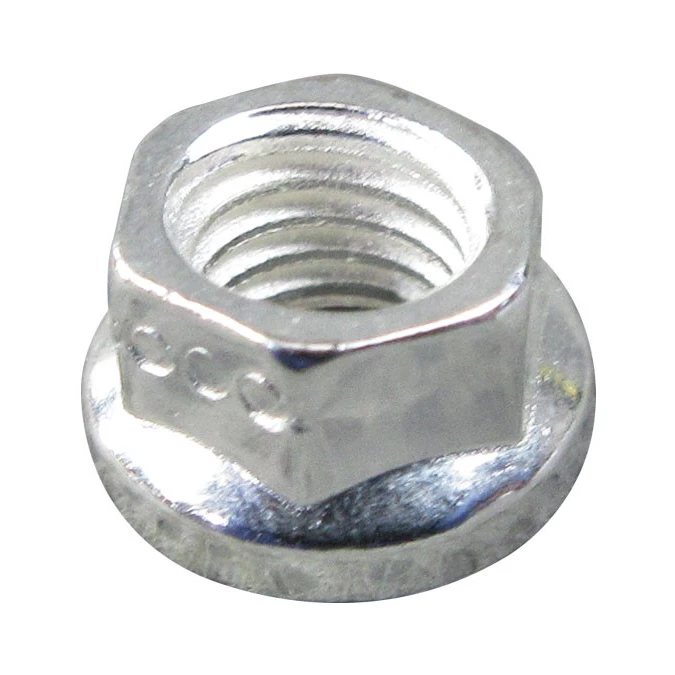 Hexagon Self-Locking Nut, Extended Washer - 10/Pack