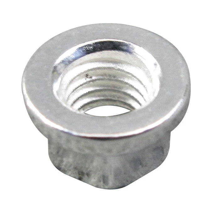 Hexagon Self-Locking Nut, Extended Washer - 10/Pack view 2