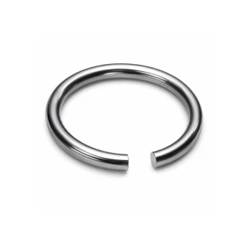 Round-wire retaining ring