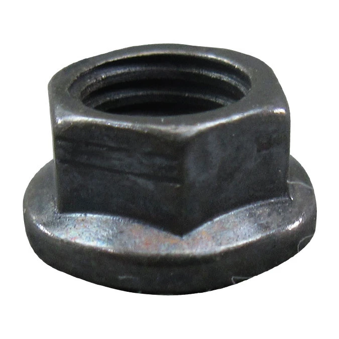 Steel Dry Film Coated Nut, Self-Locking, Extended Washer, Hexagon - 100/Pack view 2