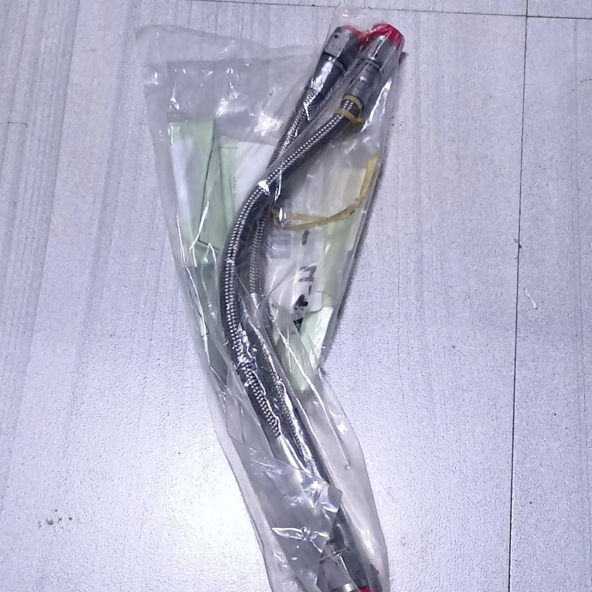 Hose Assembly, Dual Parallel Line, PTFE F8200-120-407-DUAL
