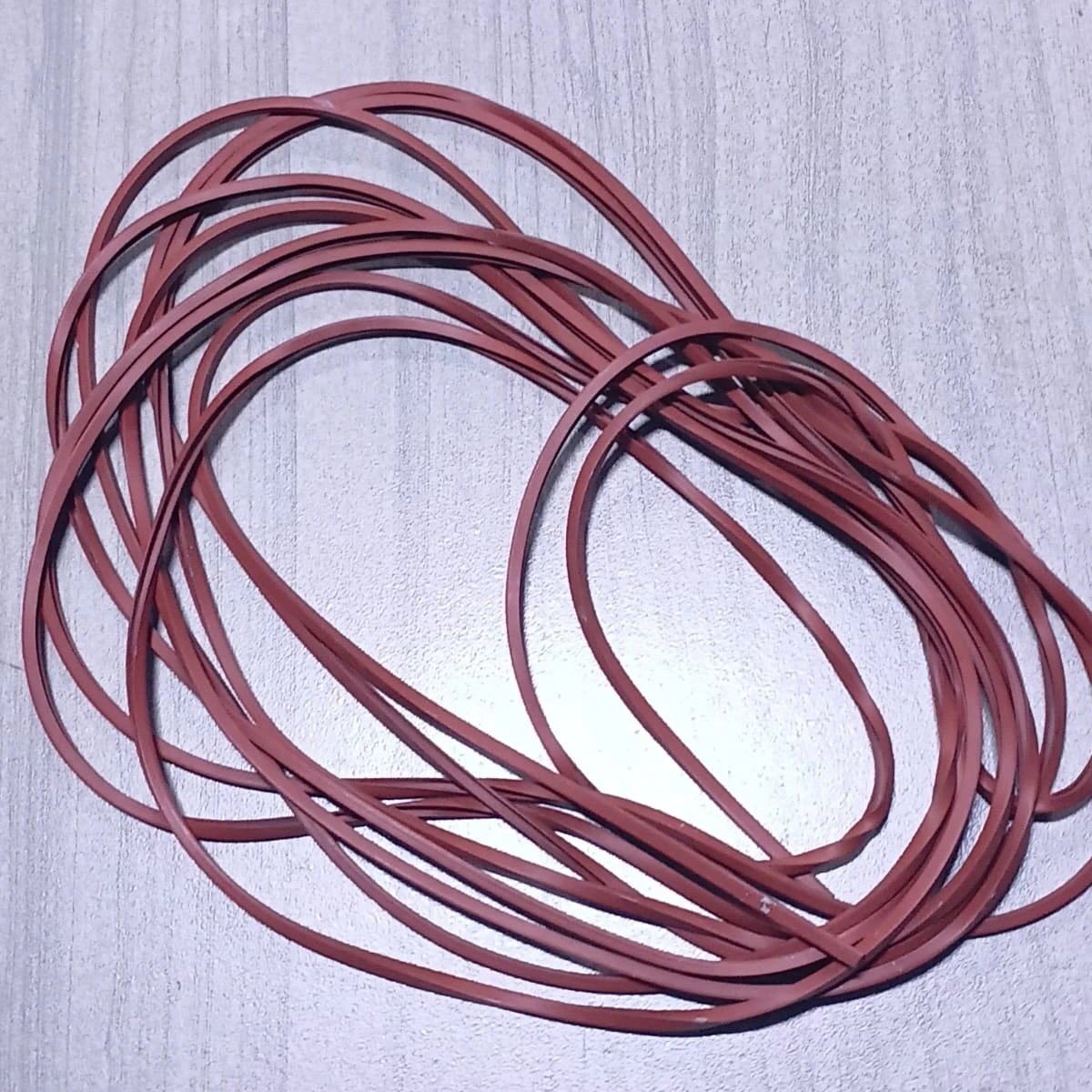 Silicone Extrusion Strip, Red Weatherstripping (Coil) N316-8071