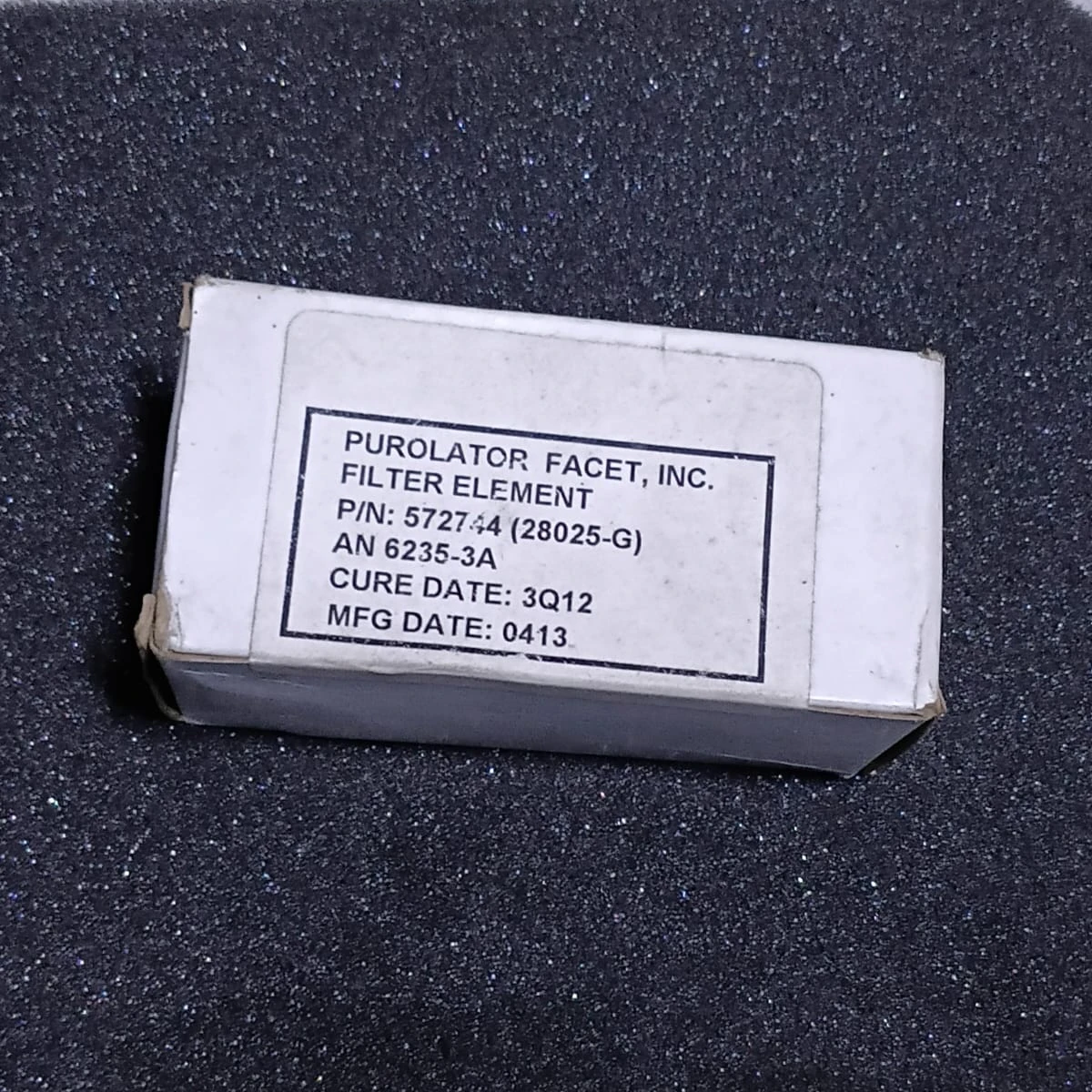 Purolator Facet 1 EA Hydrocarbon Fuel Filter Element 572744 