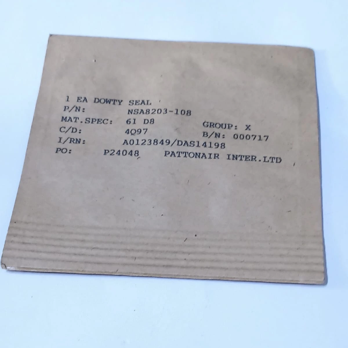 Fluorosilicone O-Ring Aerospace Grade Seal NSA8203-108
