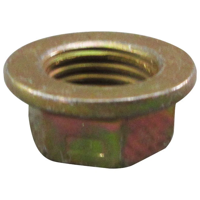 Steel Nut, Self-Locking, Extended Washer, Hexagon - 9/Pack view 2