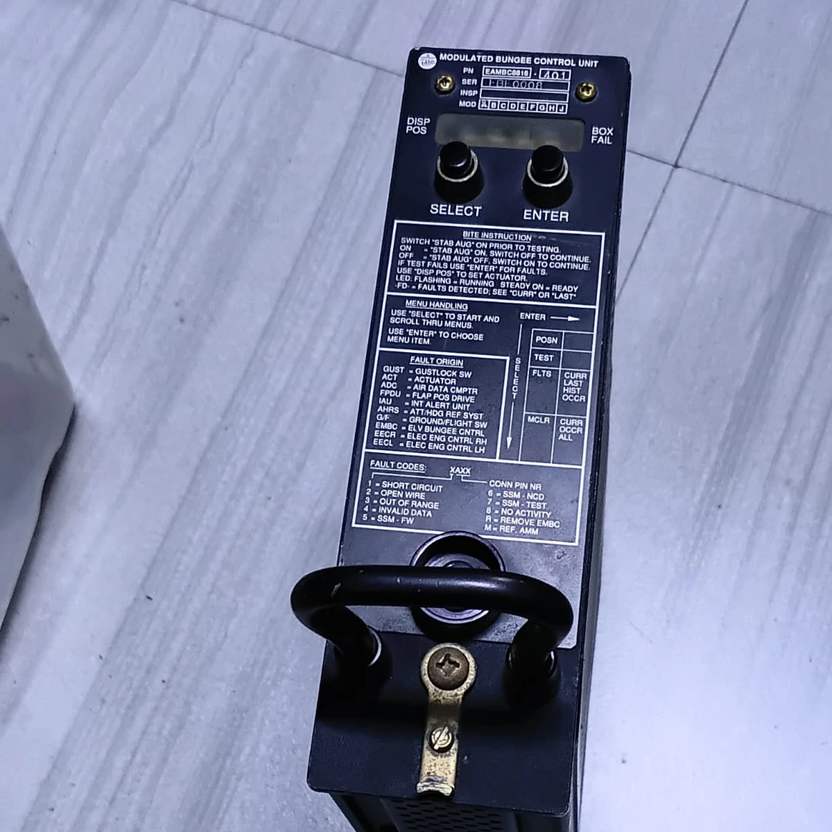 Modulated Bungee Control Unit (MBCU) Flight Stabilizer EAMBC0510-401