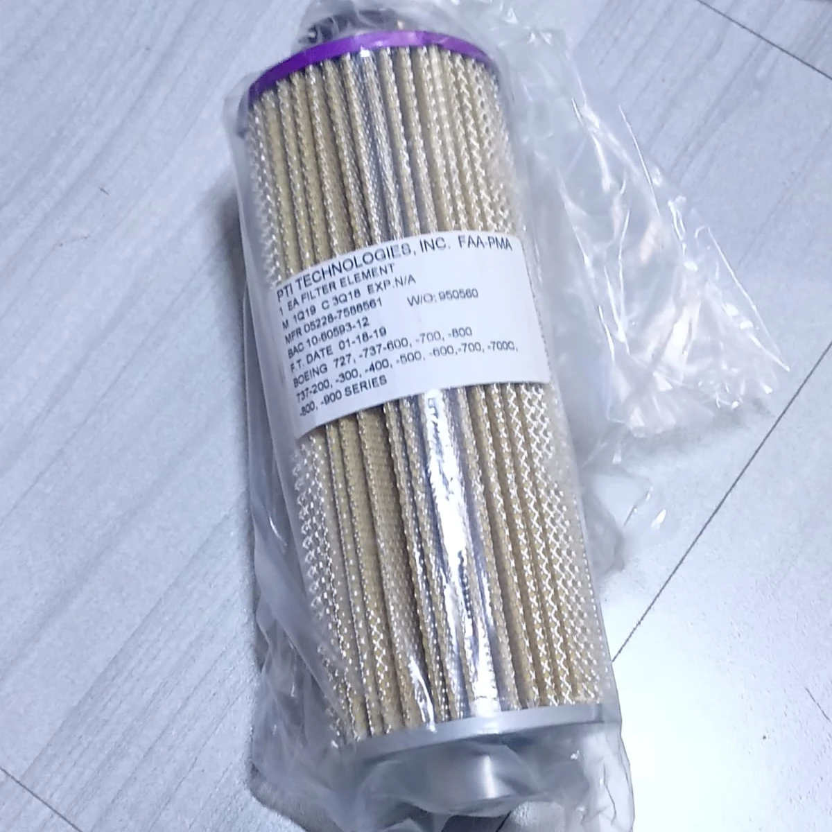 PTI Technologies Boeing 737 Filter Element 05228-7588561