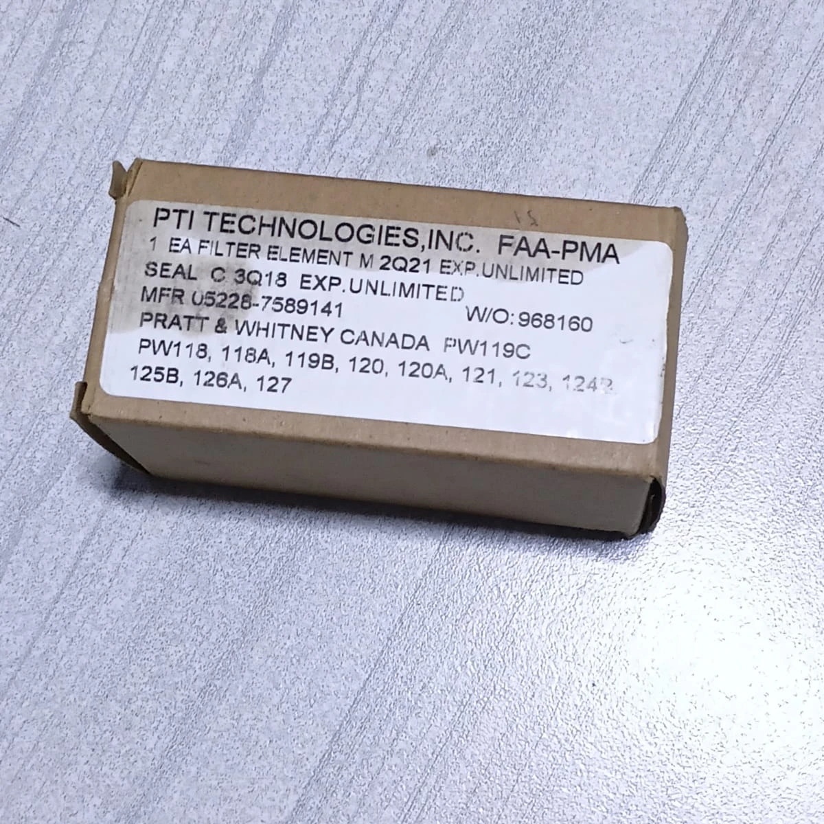 PTI Technologies 1 EA Filter Element M Engine Compatibility 05228-7589141