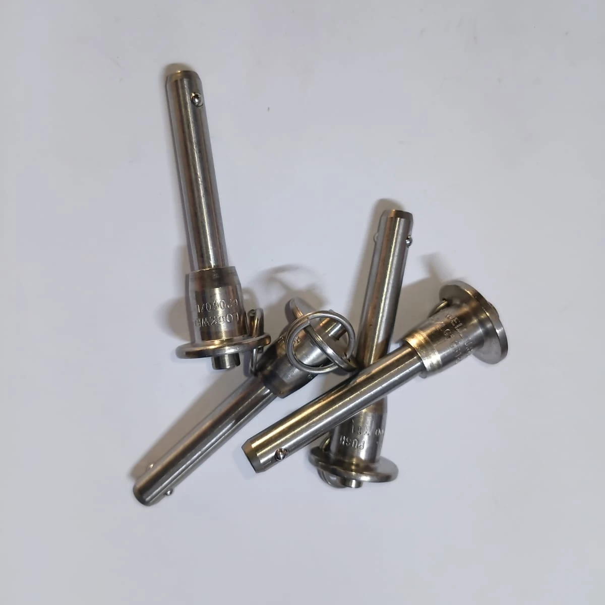 Quick Release Pip Pin, Double Ball Locking Ring Handle