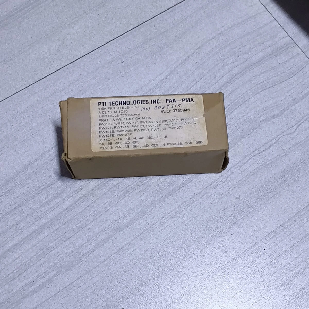 Aircraft Filter Element 05228-757H659AM