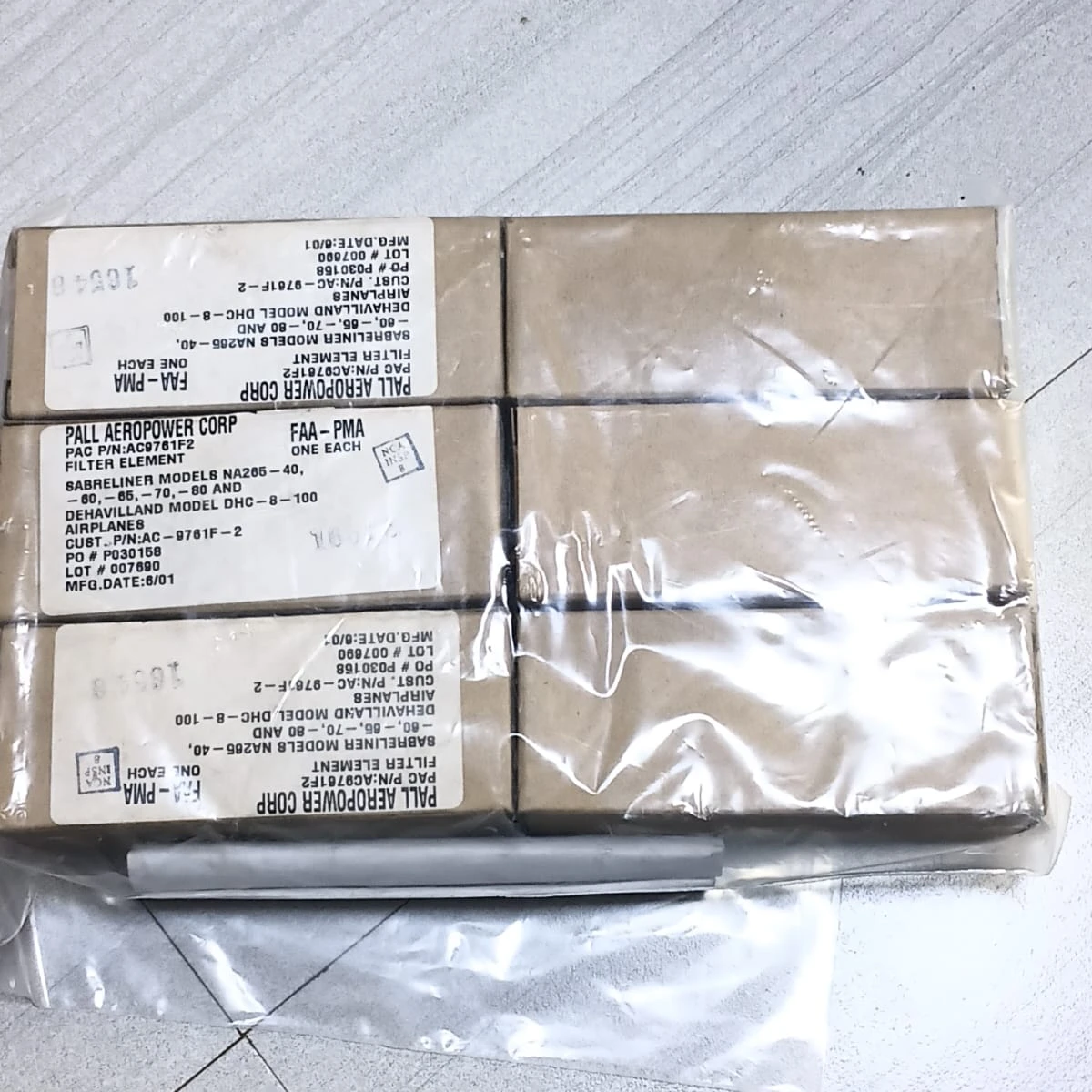 Pall Aeropower AC9761F2 Aircraft Filter Element AC9761F2