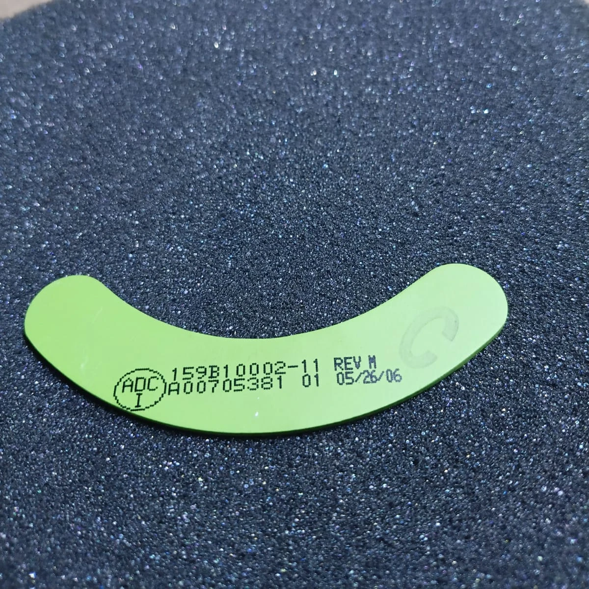 Curved Shim / Radius Spacer 159B10002-11