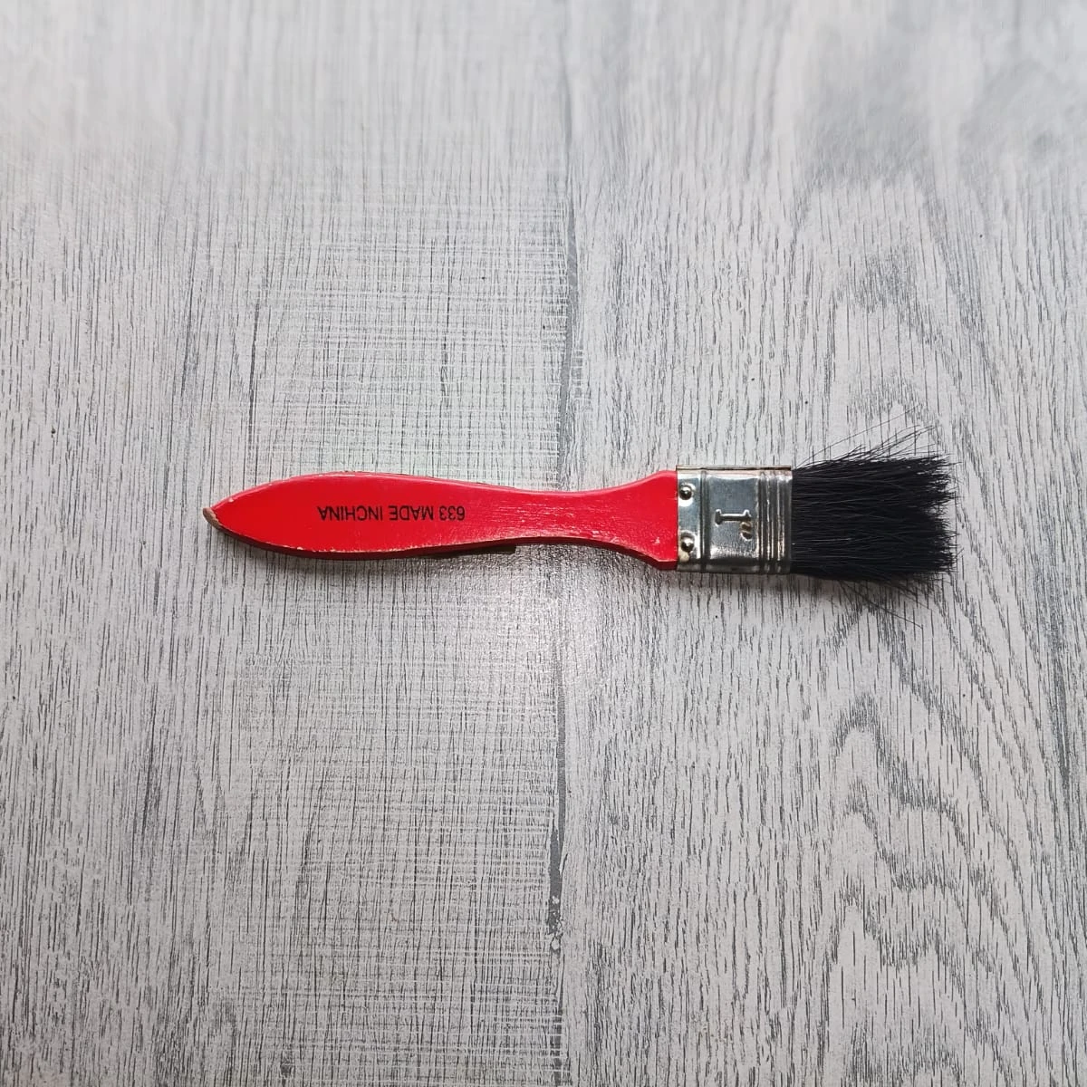 1-inch (25mm) Flat Pure Bristle Paint Brush view 2