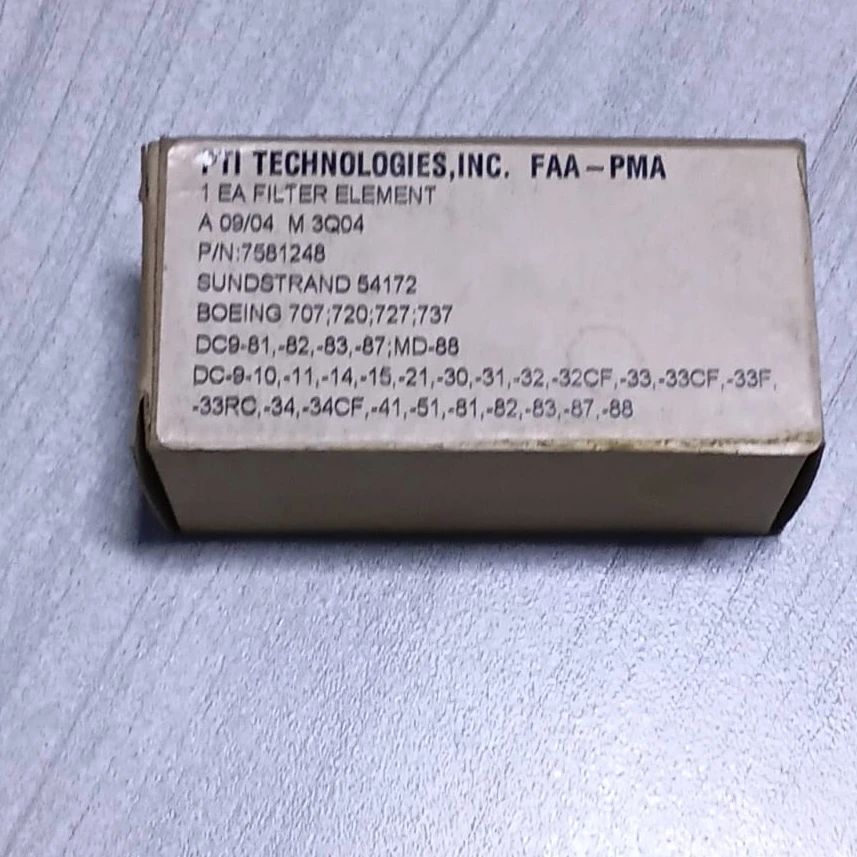 PTI Technologies 1 EA Hydraulic System Case Filter Element 7581248