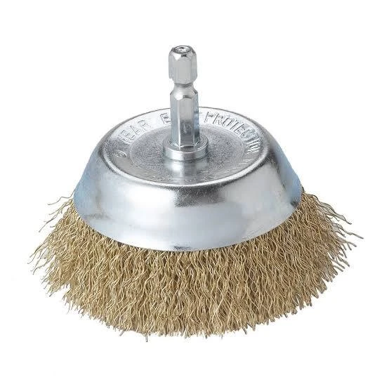 Rotary wire wheel brush