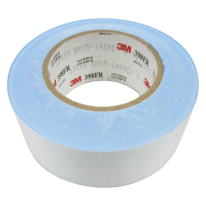 3M™ 021200-96672 White Glass 7 Mil Cloth Tape - 2" x 36 Yard Roll