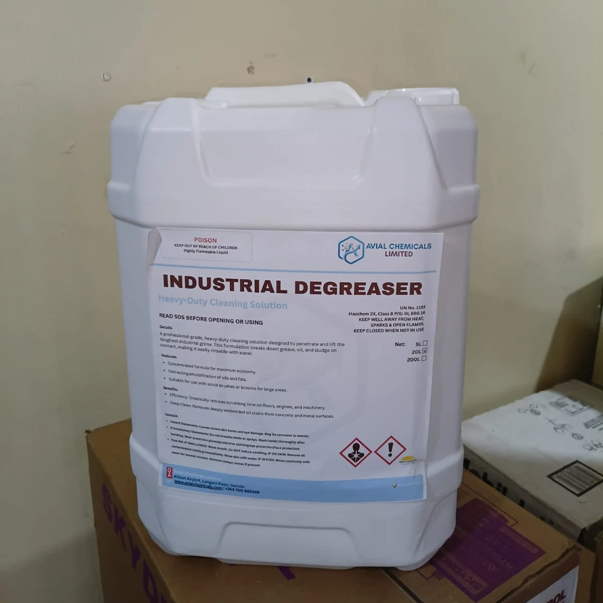 20L INDUSTRIAL DEGREASER