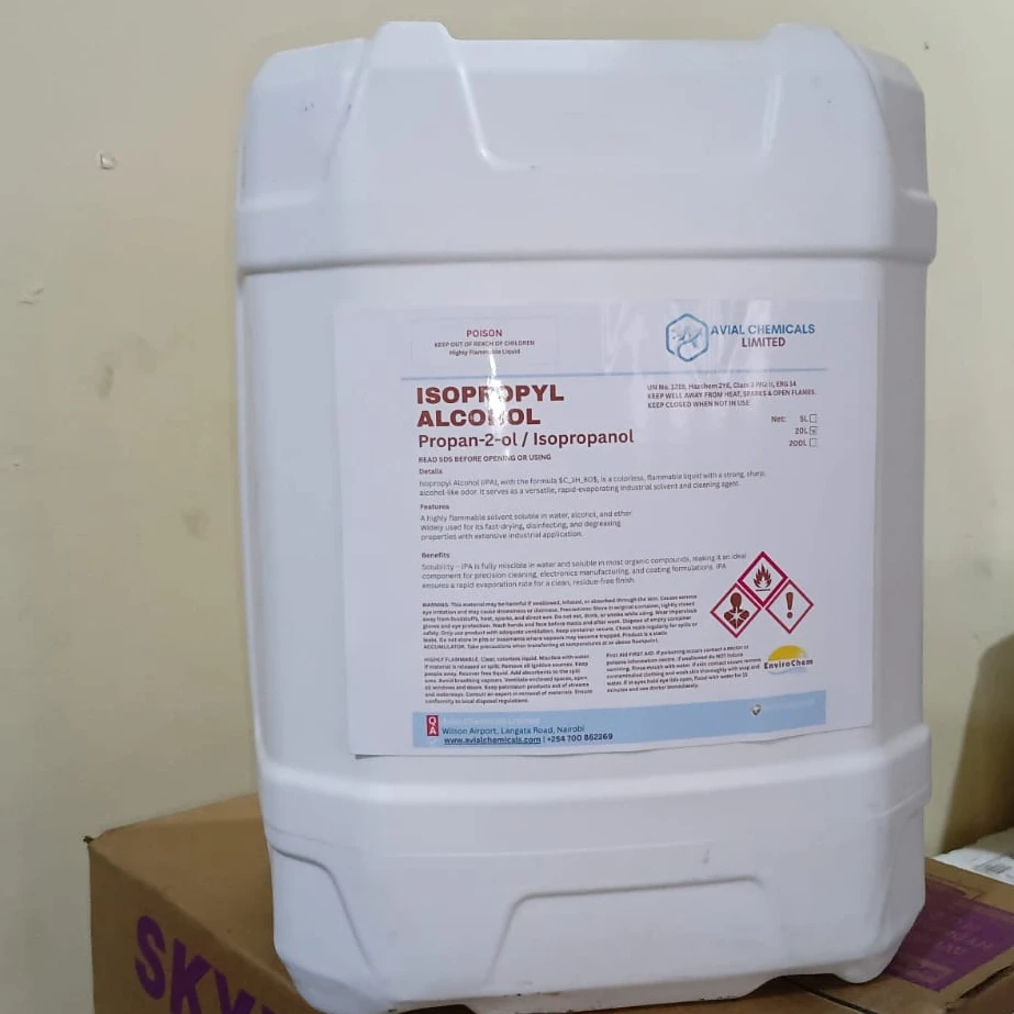 Isopropyl Alcohol (Propan-2-ol/Isopropanol) 20L